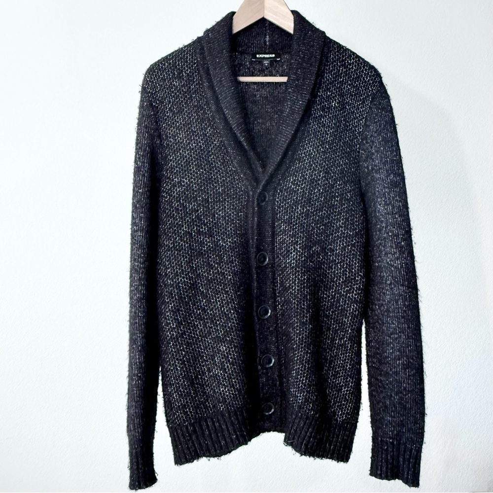 Express Knit Shawl Collar Cardigan